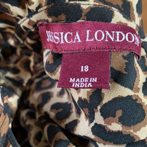 Jessica London; Cheetah; Leopard; Animal; Blouse18 - Picture 5 of 8